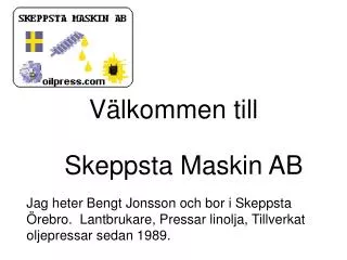 v lkommen till