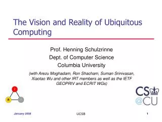 The Vision and Reality of Ubiquitous Computing