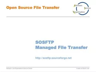 SOSFTP Managed File Transfer