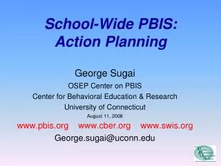 School-Wide PBIS: Action Planning