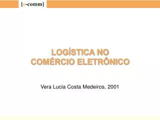 log stica no com rcio eletr nico