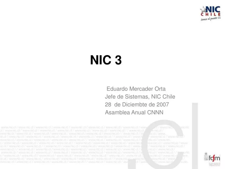 eduardo mercader orta jefe de sistemas nic chile 28 de diciembte de 2007 asamblea anual cnnn
