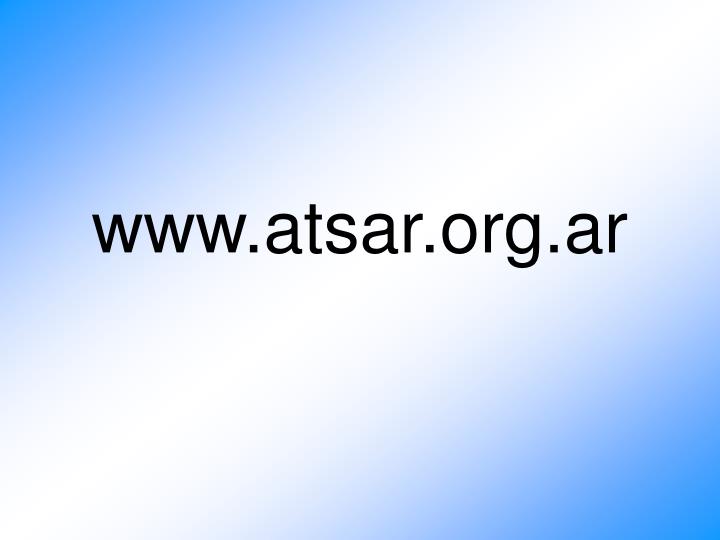 www atsar org ar