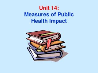 Unit 14: Measures of Public Health Impact