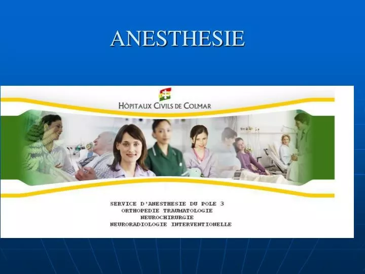 anesthesie