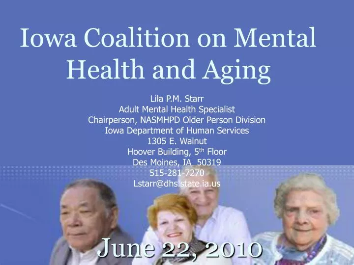 iowa coalition on mental health and aging