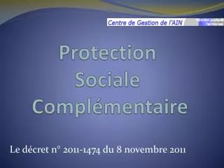 Protection Sociale Complémentaire