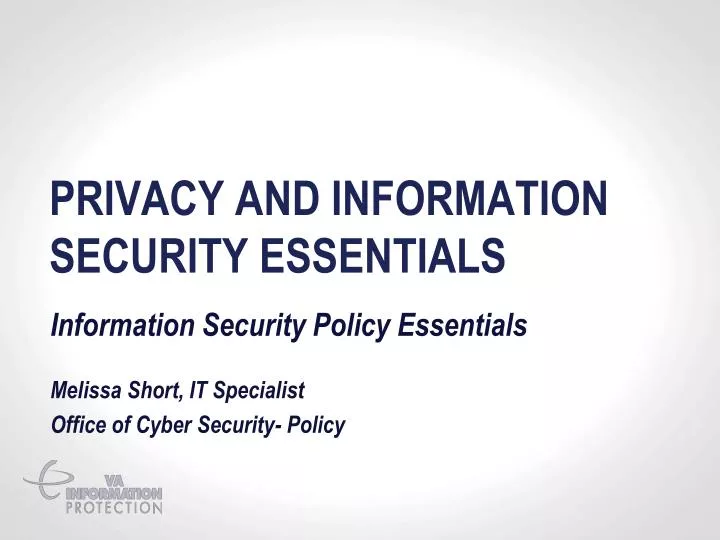privacy and information security essentials