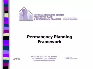 Permanency Planning Framework