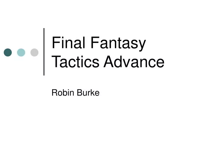 final fantasy tactics advance