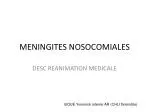 MENINGITES NOSOCOMIALES - slide 1