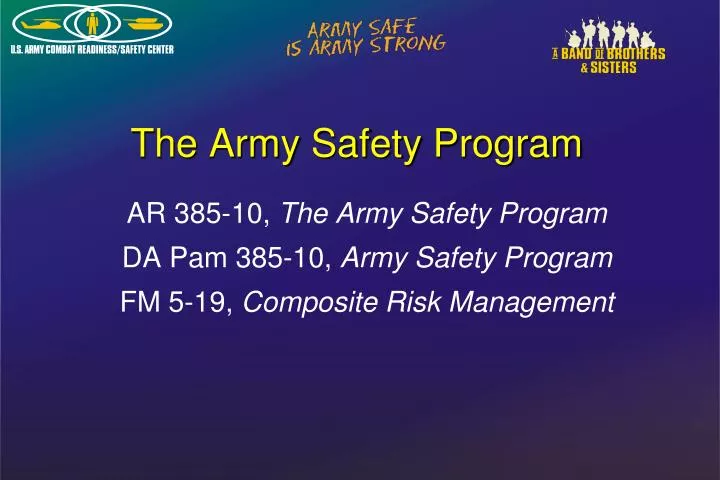 the army safety program