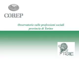 Osservatorio sulle professioni sociali provincia di Torino