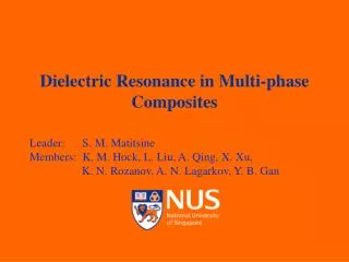 Dielectric Resonance in Multi-phase Composites