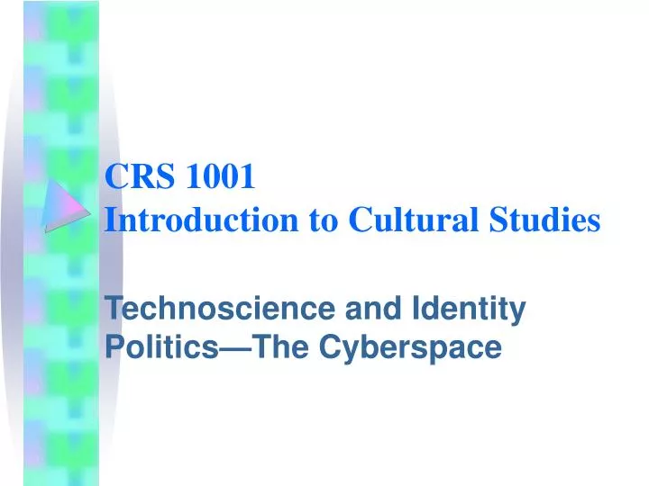 crs 1001 introduction to cultural studies
