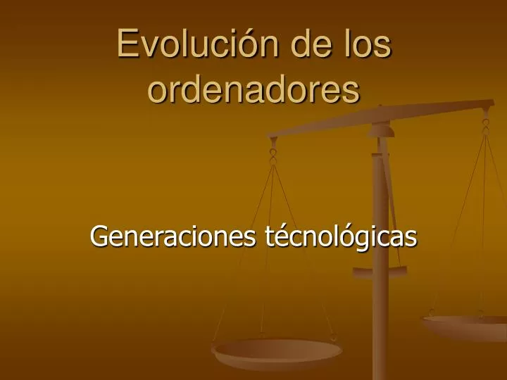 evoluci n de los ordenadores