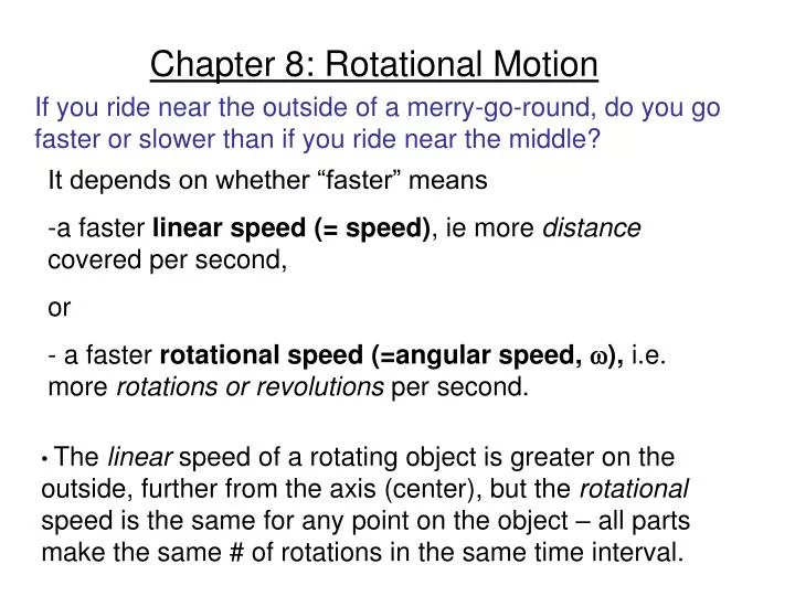 chapter 8 rotational motion