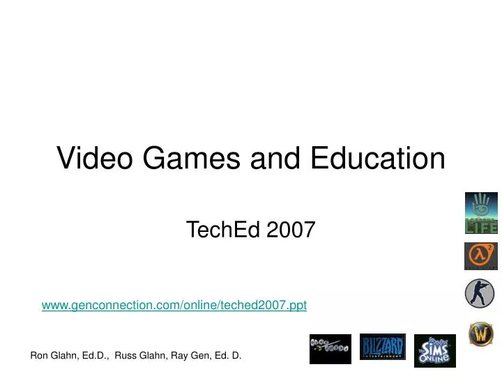 video games and education