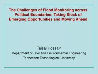 The Challenges of Flood Monitoring across Political Boundaries: Taking Stock of Emerging Opportunities and Moving Ahead
