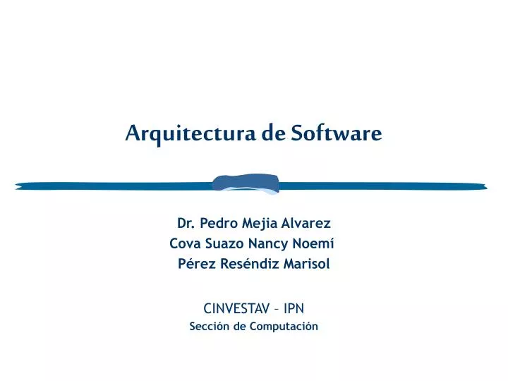 arquitectura de software