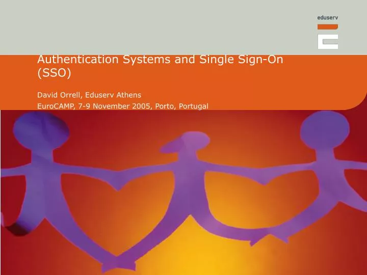 authentication systems and single sign on sso