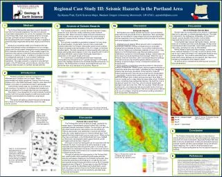Regional Case Study III: Seismic Hazards in the Portland Area