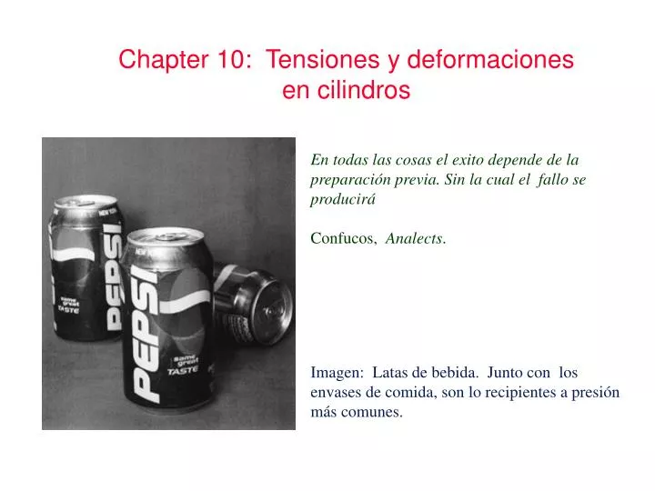 chapter 10 tensiones y deformaciones en cilindros