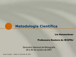 metodologia cient fica