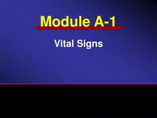 Module A-1
