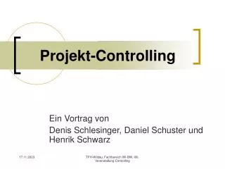 Projekt-Controlling