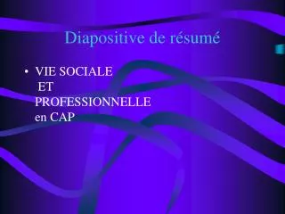 diapositive de r sum
