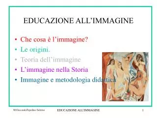 educazione all immagine