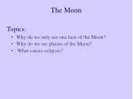 The Moon - slide 1