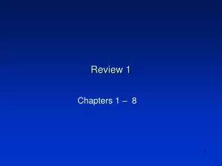 review 1