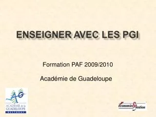 Formation PAF 2009/2010