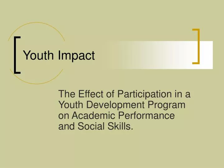 youth impact