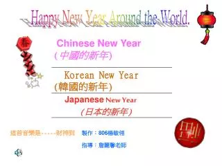 Happy New Year Around the World.