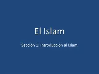 el islam