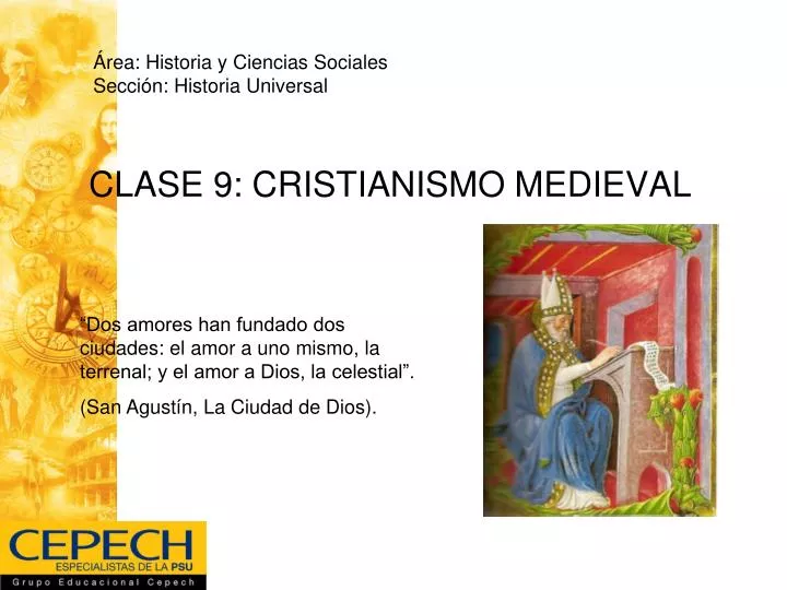 clase 9 cristianismo medieval