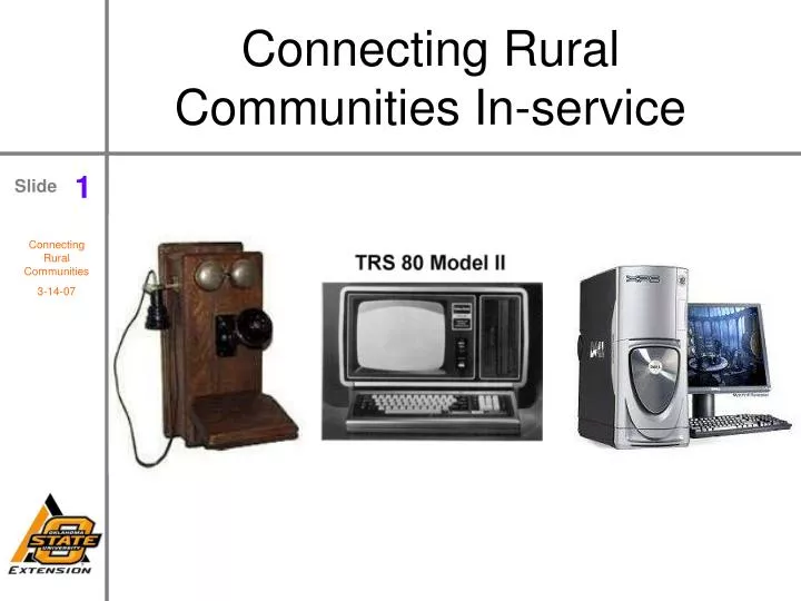 connecting rural communities in service
