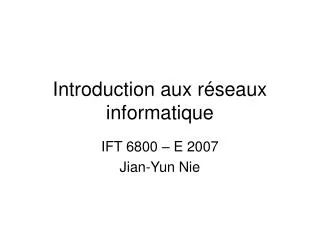 introduction aux r seaux informatique