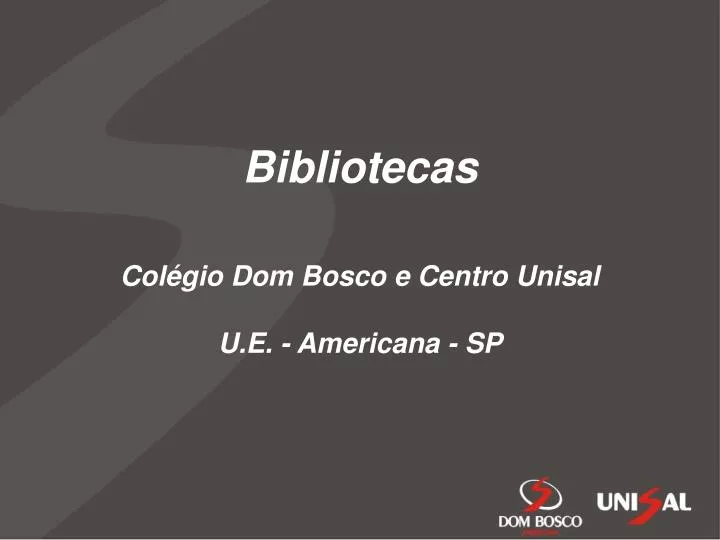 bibliotecas