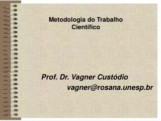 metodologia do trabalho cient fico