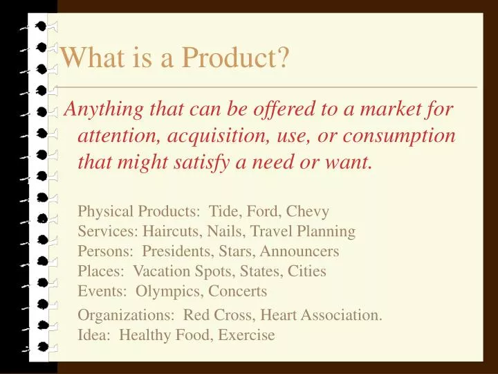 what is a product