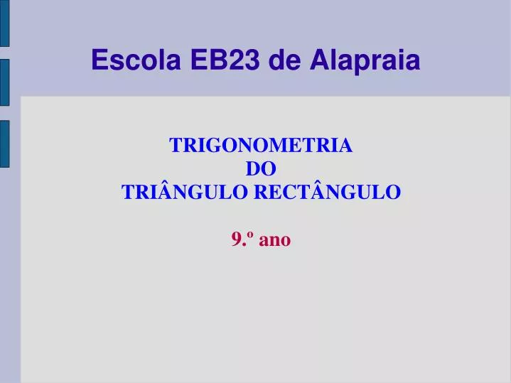 escola eb23 de alapraia