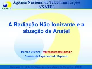 Agência Nacional de Telecomunicações ANATEL