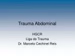Trauma Abdominal - slide 1