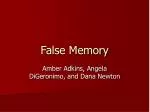False Memory - slide 1