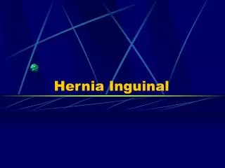 hernia inguinal