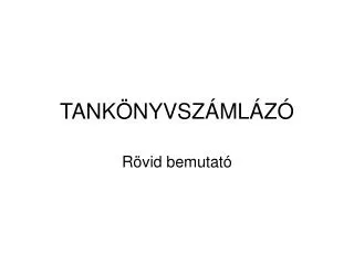 TANKÖNYVSZÁMLÁZÓ